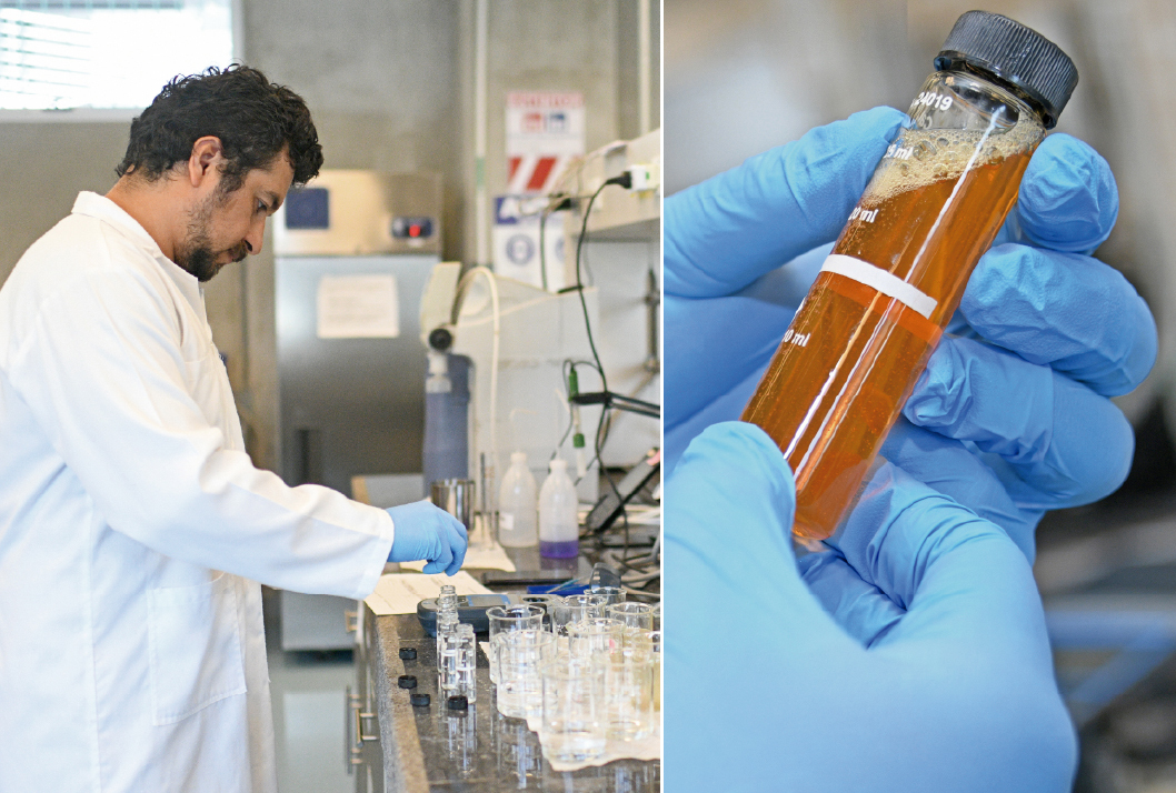El UCR convierte los residuos de aguas residuales en productos como agua reutilizable, fertilizantes y biogás.