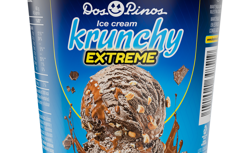 Dos Alfileres reinventa su helado Krunchy y Mmmio
