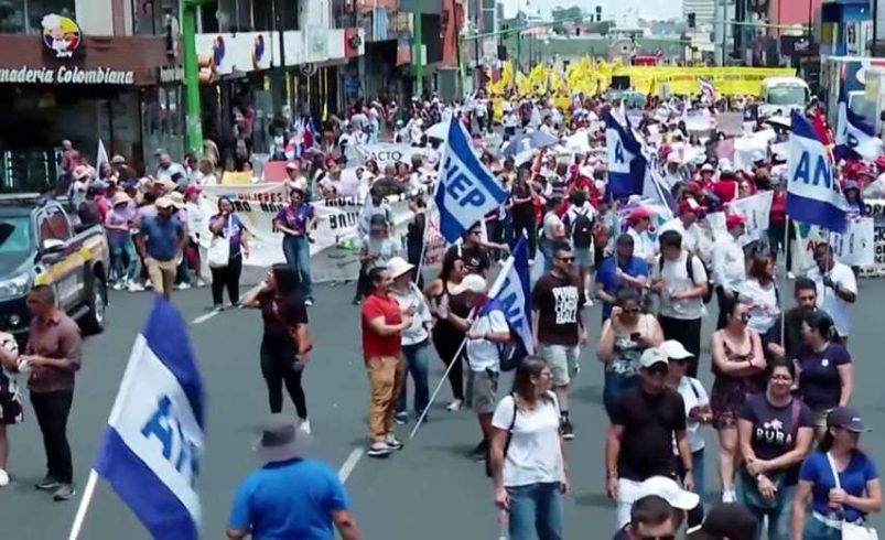 VIDEO: Los trabajadores de San José marcharon de esta manera