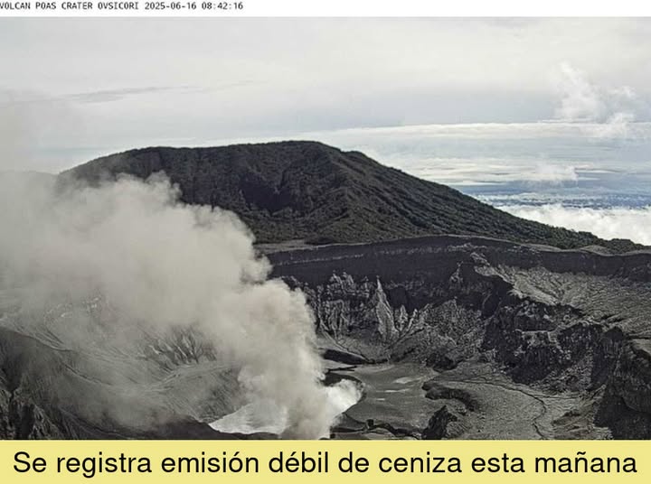 El Ovsicori registra descendencia a la actividad del volcán Poás

 – Reporte Tico