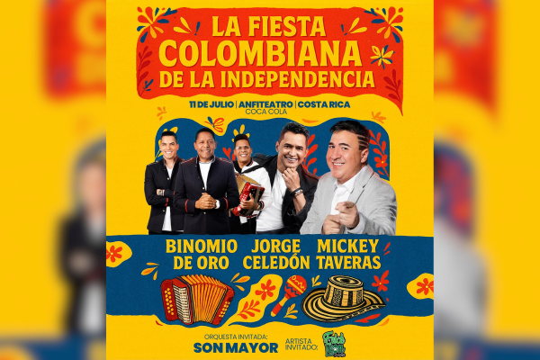 ¡Este viernes es ‘la fiesta colombiana’! Participe aquí para las entradas al concierto

 – Reporte Tico
