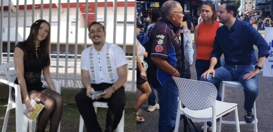 Los candidatos presidenciales salieron a las calles a buscar votos

 – Reporte Tico