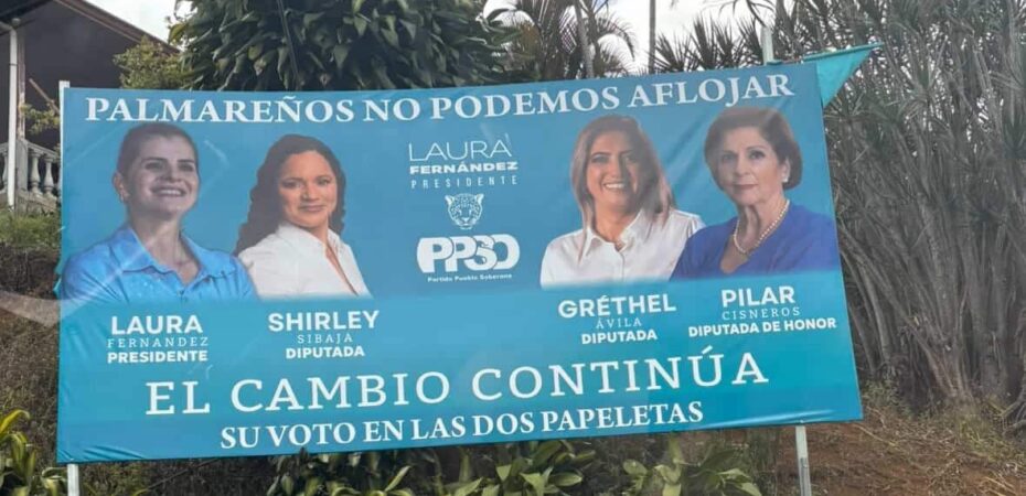 ¿Representante honorario? Pilar Cisneros se desprende del cerco del Pueblo Soberano en Palmares con su foto

 – Reporte Tico