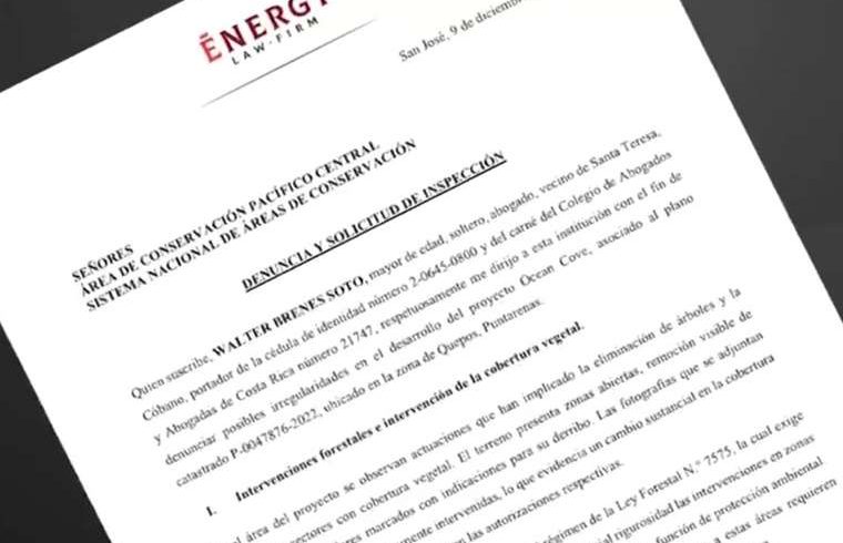 Municipio de Quepos y SINAC confirman: Proyecto turístico Ocean-Cove está paralizado desde 2024

 – Reporte Tico