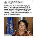 “Qué noticia tan dolorosa”: Usuarios de redes lamentan la muerte del ex ministro de Salud

 – Reporte Tico