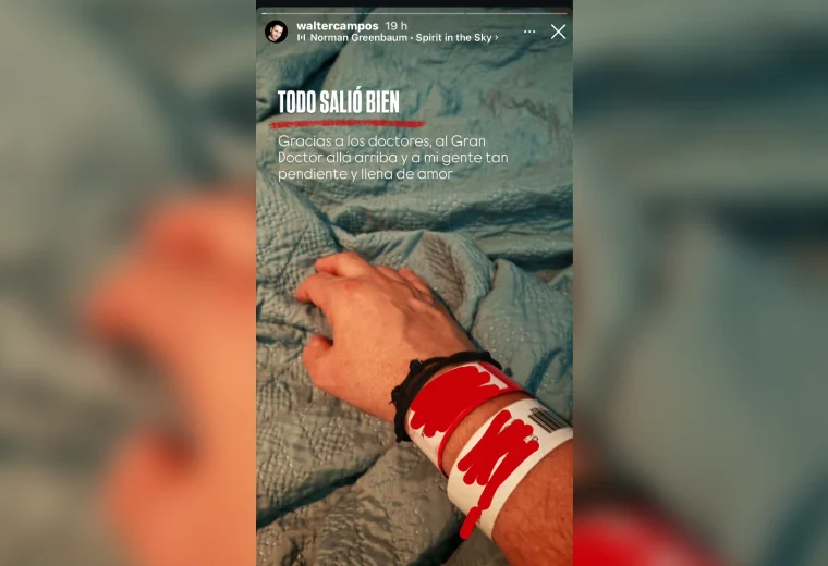 El presentador Walter Campos se recupera tras una operación de oreja

 – Reporte Tico